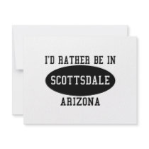 I'd Rather Be in Scottsdale Custom Invites