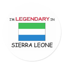 I'd Rather Be In SIERRA LEONE Round Sticker