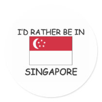 I'd rather be in Singapore stickers by flagshirt I'd rather be in Singapore stickers