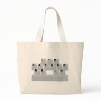 I'd Rather Be in Space bags by FunnySillyShirts I'd Rather Be in Space bags