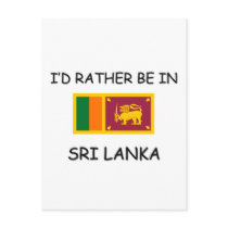 I'd rather be in Sri Lanka postcards
