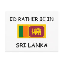 I'd rather be in Sri Lanka postcards