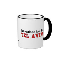 I'd Rather Be In Tel Aviv Mug