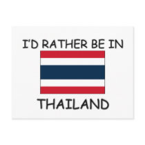 I'd rather be in Thailand Postcard