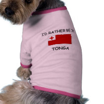 I'd rather be in Tonga pet clothing