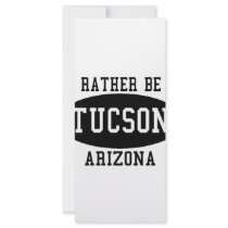 I'd Rather Be in Tucson Rack Card Design