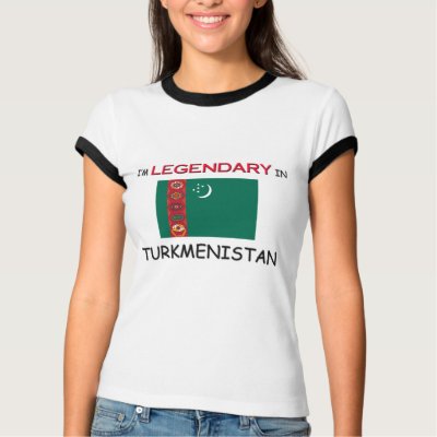 I'd Rather Be In TURKMENISTAN T-shirt by flagshirt