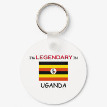 I'd Rather Be In UGANDA keychains