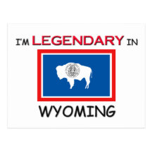 I'd Rather Be In WYOMING Postcard