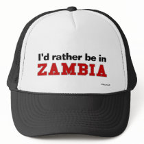 I'd Rather Be In Zambia Mesh Hats