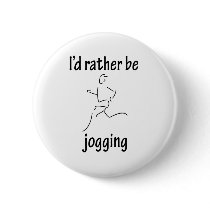 I'd Rather Be Jogging buttons