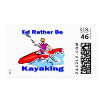I'd Rather Be Kayaking 1 postage by MindDesignGrafx I'd Rather Be Kayaking 1 postage