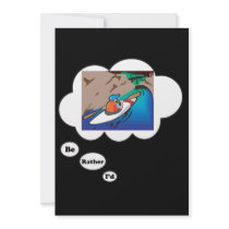 I'd rather be Kayaking 2 Custom Invitations