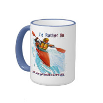 I'd Rather be Kayaking 2 mugs