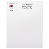 I'd rather be playing bingo (bag) personalized letterhead