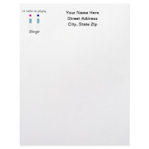 I'd rather be playing bingo (daubers) custom letterhead