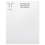 I'd rather be playing bingo (daubers) custom letterhead