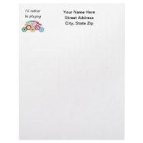 I'd rather be playing bingo personalized letterhead