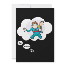 I'd rather be playing Blind Man's Bluff Custom Invitations