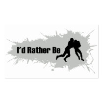 I'd Rather Be Playing Football Business Card