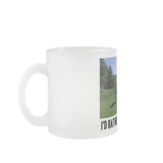 I'd Rather Be Playing Golf (Golfer On Golf Course) mug