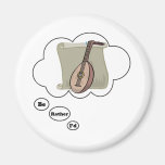 i'd rather be playing Lute 3 Refrigerator Magnets