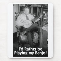I'd Rather Be Playing Mousepad mousepads