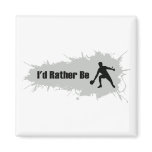 I'd Rather Be Playing Ping Pong Fridge Magnets