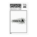 I'd Rather Be Playing Ping Pong Stamp