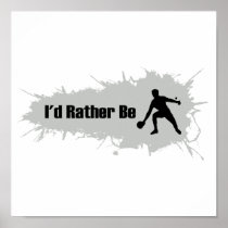 I'd Rather Be Playing Ping Pong Poster