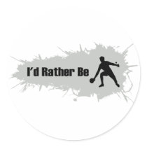 I'd Rather Be Playing Ping Pong Sticker