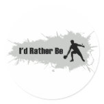 I'd Rather Be Playing Ping Pong Sticker
