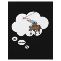 I'd rather be playing Polo 2 Flyer Design