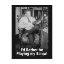 I'd Rather Be Playing Postcard postcards