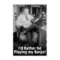 I'd Rather Be Playing Poster posters