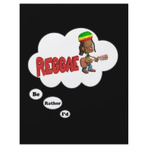 i'd rather be playing Reggae Full Color Flyer