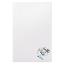 I'd rather be playing Rock Scissors Paper Personalized Stationery