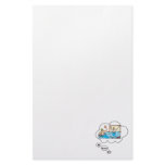 I'd rather be playing Water Polo 2 Stationery Design