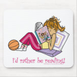 i'd rather be reading mousepads