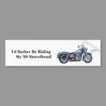 I'd Rather Be Riding bumper stickers by wksimages I'd Rather Be Riding bumper stickers