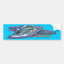 I'd Rather Be Running - Sneakers Bumper Stickers