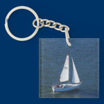 I'd Rather Be Sailing! key chains