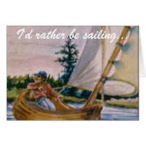 I'd rather be sailing... cards