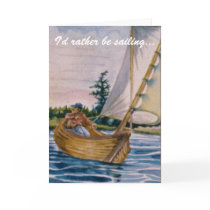 I'd rather be sailing... cards