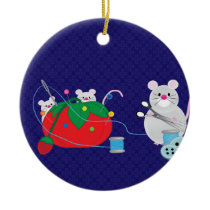 I'd Rather Be Sewing Christmas Ornament ornaments