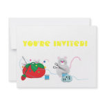 I'd rather be sewing! invite