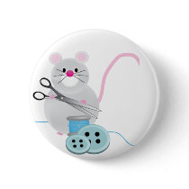 I'd rather be sewing! - Mouse buttons by RankinOriginals I'd rather be sewing! - Mouse buttons