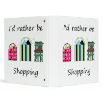 I'd rather be shopping vinyl binder