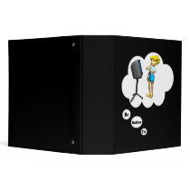 i'd rather be Singing Karaoke 2 3 Ring Binder
