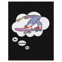I'd rather be Skate Boarding 3 Personalized Flyer